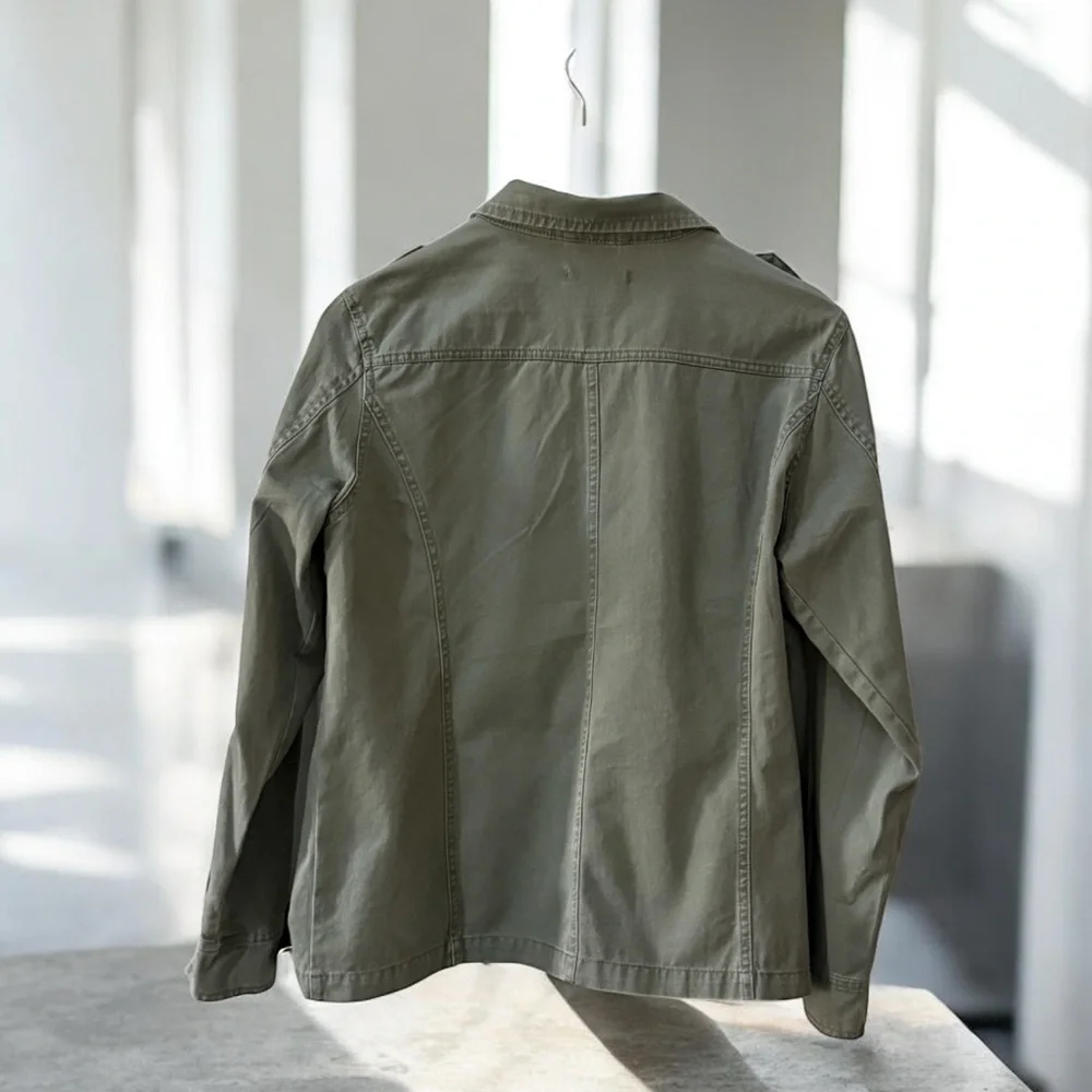 Sincerely Jules Women’s Utility Jacket in Olive! Small! - Picture 3 of 9